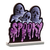 Acrylic Triple Ghost Halloween LED 12.5 Inch Height Indoor Accent By Melrose