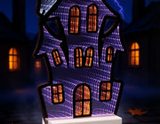 Haunted House Accent Light – Acrylic Halloween LED Decor 16
