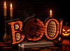 Acrylic LED Halloween BOO – Illuminated Word 7.75"H – Fun Indoor Decor By Melrose