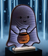 Halloween Ghost Night Light – Acrylic LED Candy Bucket 16"H – Tabletop Display By Melrose