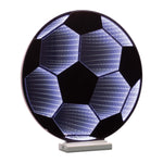 Soccer Ball Acrylic Tabletop Light 17 Inch Height for Sports Rooms and Fan Areas By Melrose