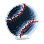 Baseball Acrylic Tabletop Light 15.5 Inch Height for Sports Rooms and Fan Displays By Melrose