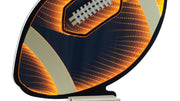Football Acrylic Home Light 13.5 Inch Height for Sports Themed Decorating By Melrose