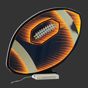 Football Acrylic Lighting Accent 13.5 Inch Height for Game Rooms and Displays By Melrose
