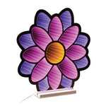 Flower Acrylic Tabletop Light 16.5 Inch Height for Nature Inspired Decor By Melrose