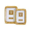 Two's Company 53587 Bonheur Set of 2 Gold-Leaf Photo Frame Includes 2