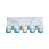 Two's Company 53725 Watercolors Set of 5 Scented Candles in Gift Box