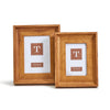 Two's Company 53775 Faux Bois Set of 2 Wide Profile Plastic Photo Frame
