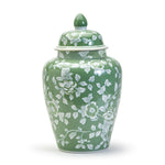 Two's Company 53798 Countryside Hand-Painted Porcelain Temple Jar