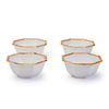 Two's Company 53834 Bamboo Touch Set of 4 Octagonal Multipurpose Bowls