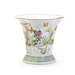 Two's Company 53840 Butterfly Garden Flared Vase/Cachepot