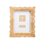 Two's Company 53842 Wicker Weave Amazing Rattan Photo Frame