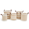 Two's Company 53851 Natural Neutrals Set of 5 Hand-Crafted Baskets