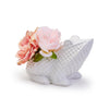 Two's Company 53867 Basket Weave Pattern Frog Cachepot/Planter