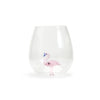 Two's Company 53875 Fabulous Pink Flamingo Stemless Wine Glass