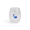 Two's Company 53876 Blue Whale Stemless Wine Glass