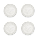 Two's Company 53940 Heirloom Set of 4 Pearl Appetizer/Dessert Plates