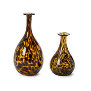  hand-blown glass vases,