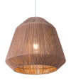 Natural Paper Rope Dome Light for Living Room or Kitchen