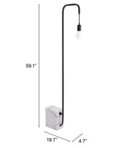 Tall ZUO Industrial Floor Lamp – 59.1