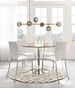 Gisela Tinted Glass Brass Ceiling Lamp by Zuo