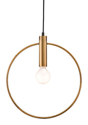Zuo Modern – Irenza Ceiling Lamp, 17.7 in Height, Brass Finish, Hardwired Fixture