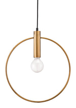 Zuo Modern – Irenza Brass Hanging Lamp 17.7