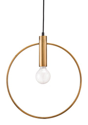 Zuo Modern – Irenza Brass Hanging Lamp 17.7