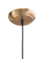 Zuo Modern – Irenza Minimal Brass Ceiling Lamp 17.7