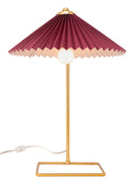 Glam Red & Gold Table Lamp for Nightstand – Zuo Modern