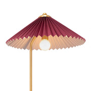 Electroplated Red Table Lamp with Glossy Finish – Zuo Charo