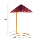 Zuo Modern Color Block Table Lamp with Sculptural Appea