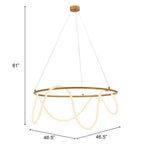 Zuo Modern Flexible LED Ceiling Lamp – 61