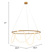 Zuo Modern Flexible LED Ceiling Lamp – 61