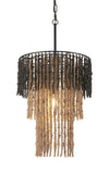 Zuo Modern Bizu Black & Beige Pendant Light – Modern Ceiling Lamp