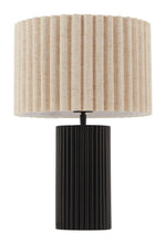 Zuo Modern Aurora Table Lamp Beige & Black – PVC & Powder Coated Steel Modern Desk and Nightstand Lamp, 17.1"H