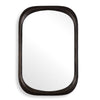 Uttermost Dark Bronze Frame Malone Mirror with Hand Crafted Texture