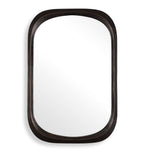 Uttermost Dark Bronze Frame Malone Mirror with Hand Crafted Texture