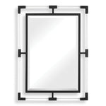 Uttermost Balkan Black Iron Wall Mirror – 27.5"x37.5" Decorative Accent