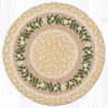 flower circle placemat