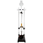 Hoffman Electrolysis Apparatus – Glass Chemistry Lab Equipment Water Decomposition Experiment Kit for Classroom Use 27"H by GSC International Inc.