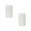 Melrose Simplux Designer LED Dripping Candle with Moving Flame and Remote (Set of 2)