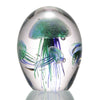 Ocean Jellyfish Glass Sculpture – Hand-Blown Decor for Coastal Interiors

