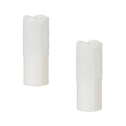 Melrose Simplux Designer LED Candle with Moving Flame and Remote (Set of 2)