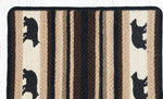 Rustic Lodge Table Placemat – Bear Scene on Natural Jute