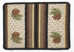 Earth Rugs Pinecone Field Oblong Printed Placemat 13"x19"