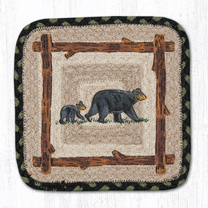 Earth Rugs Mama & Baby Bear Trivet - Thumbnail 4