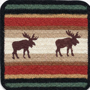 Earth Rugs Farmhouse Tall Timbers Printed Jute Trivet 10