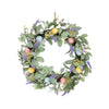 Easter Egg Daisy Wreath – Lush Greenery & Florals – 22 inch – Indoor/Outdoor Use – Melrose