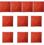 Science Lab Silk Friction Pad Pack of 10 6" H Square Natural Silk Static Electricity Experiment Tool by GSC International Inc.